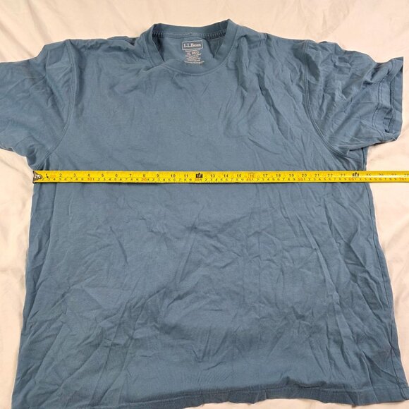 L.L.Bean Mens XL Blue Traditional Fit Shirt Casual Crewneck Outdoors Comfort - Picture 5 of 8